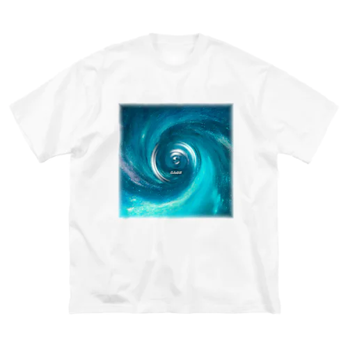 宇宙キャンディー/エメラルドグリーン ビッグシルエットTシャツ