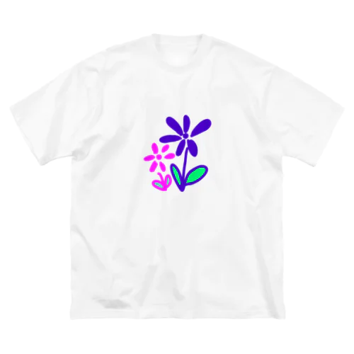 flower ビッグシルエットTシャツ