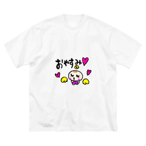 ゆるかわベビーの天使ちゃん★おやすみバージョン ビッグシルエットTシャツ