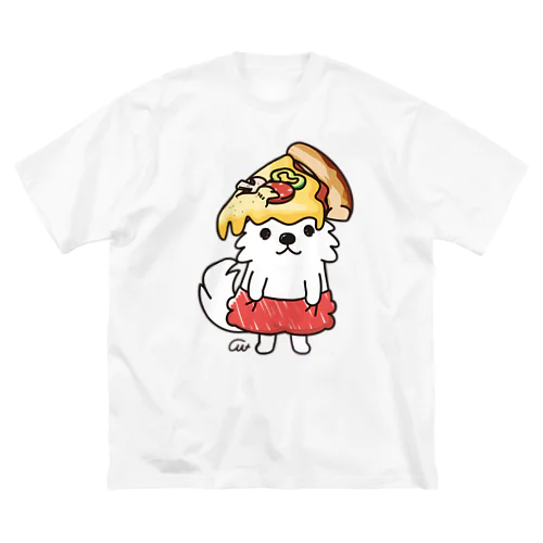 PIZZAゲットした　ポメラニアン Big T-Shirt