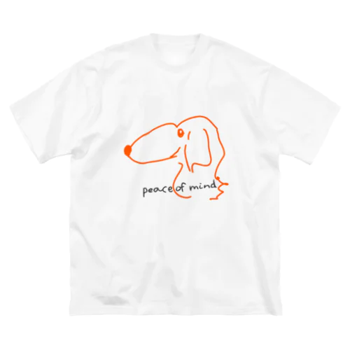 peace of mind (心の平和) ビッグシルエットTシャツ