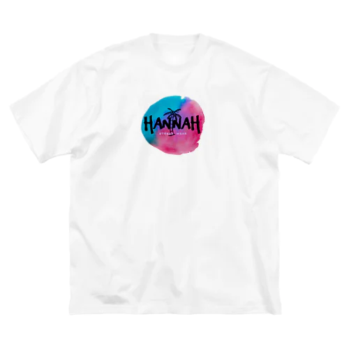 HANNAH street wear  "Watercolor“ ビッグシルエットTシャツ