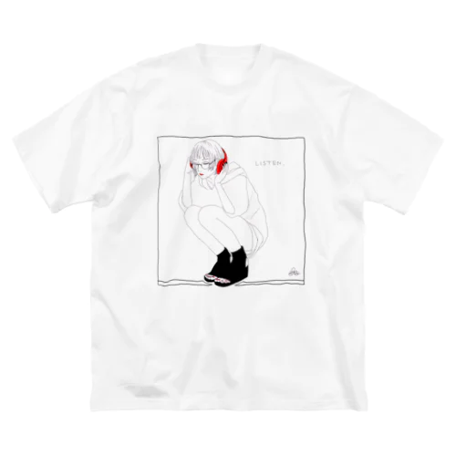 LISTEN ビッグシルエットTシャツ