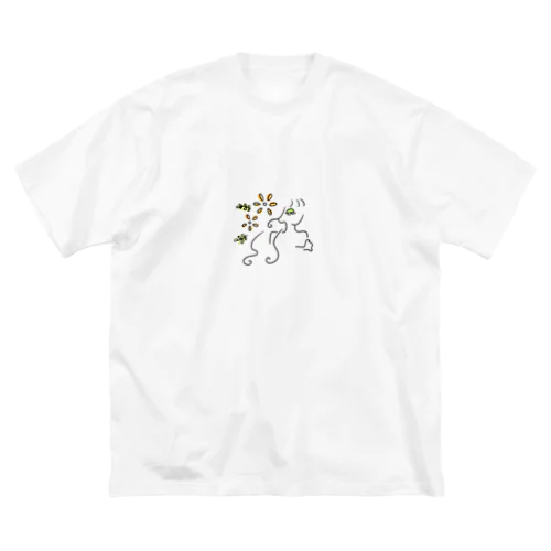 flower marguerite ビッグシルエットTシャツ