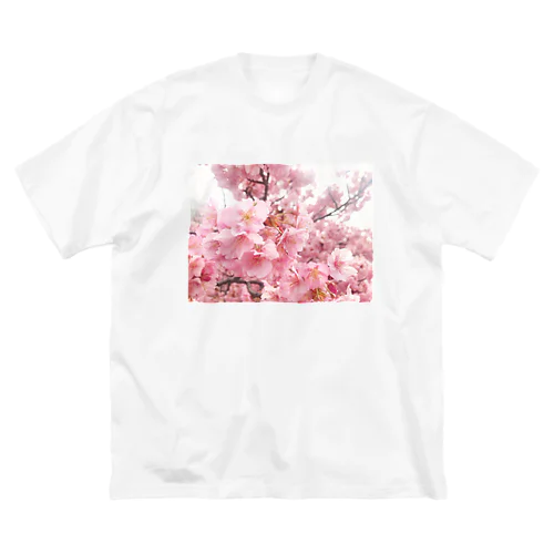 桜満開 ビッグシルエットTシャツ