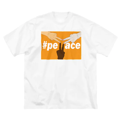 peace ビッグシルエットTシャツ