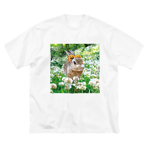 ジャンプくん-うさぎのうみコラボシリーズ ビッグシルエットTシャツ