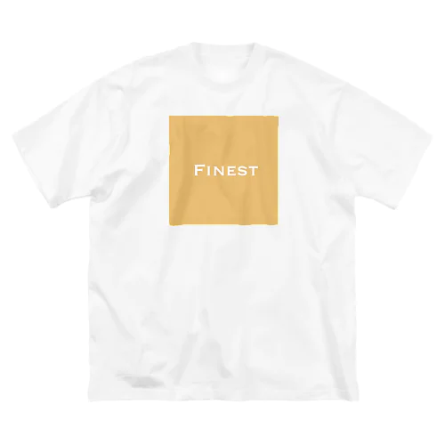 Finest ベージュ ビッグシルエットTシャツ