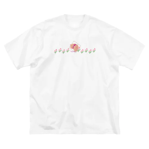 テレぶたチューリップ畑 Big T-Shirt