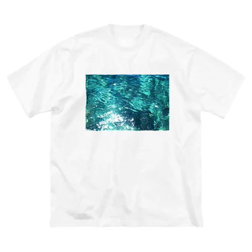 嘘みたいに青い海 ビッグシルエットTシャツ