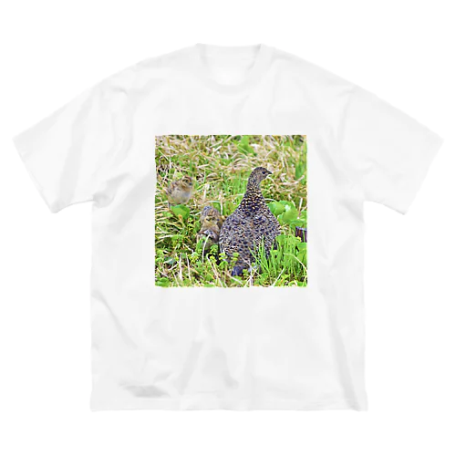 子連れ雷鳥 ビッグシルエットTシャツ