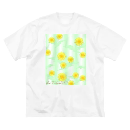 春色【たんぽぽ】 ビッグシルエットTシャツ