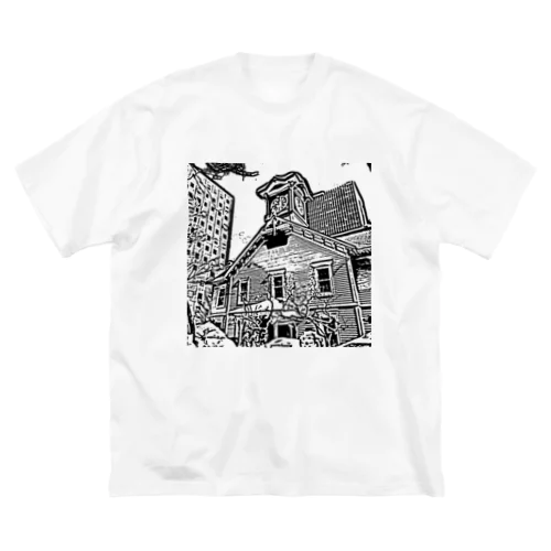 札幌市時計台 ビッグシルエットTシャツ