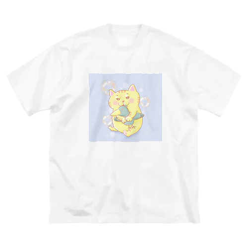 ぬいぐるみとトラ ビッグシルエットTシャツ