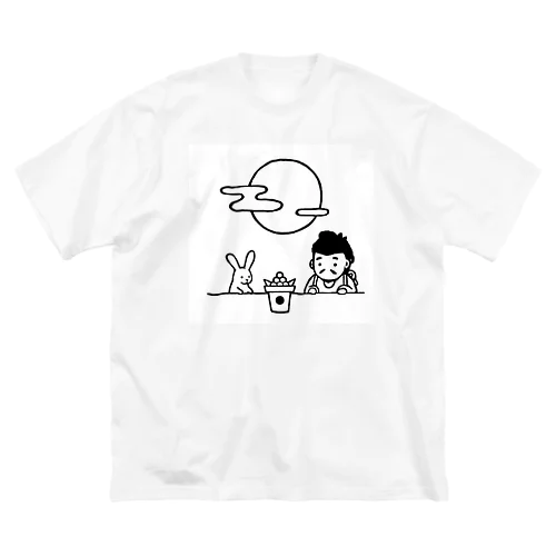 和紙太子君お月見 Big T-Shirt