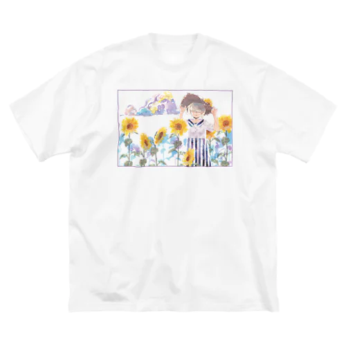 夏の微笑み ビッグシルエットTシャツ