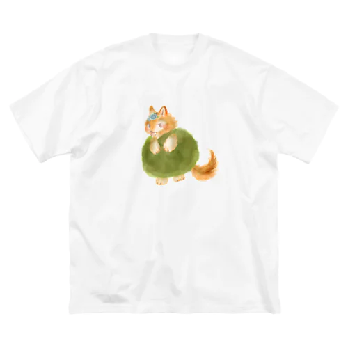 オオカミのウルフル ビッグシルエットTシャツ