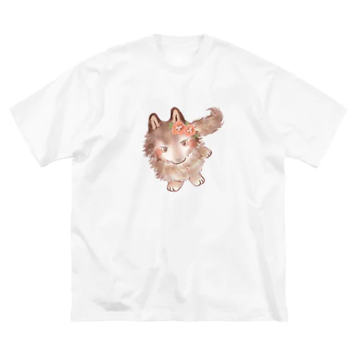 オオカミのウルフル ビッグシルエットTシャツ