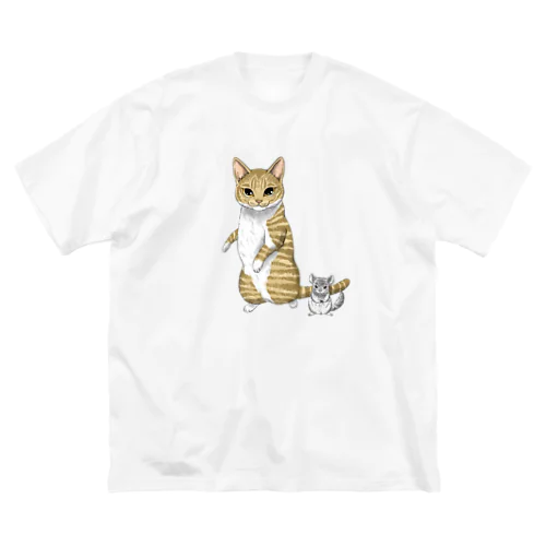 猫とチンチラ Big T-Shirt