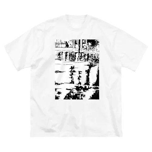 雨に揺らぐ ビッグシルエットTシャツ