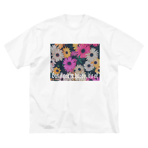 イロトリドリのカラフルな花 Big T-Shirt