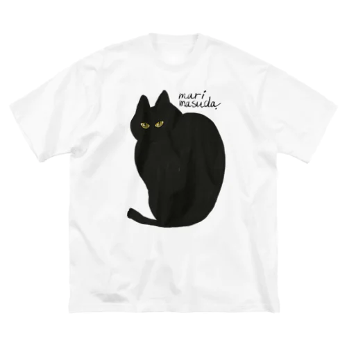 black cat ビッグシルエットTシャツ