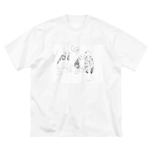 舐め文鳥 Big T-Shirt