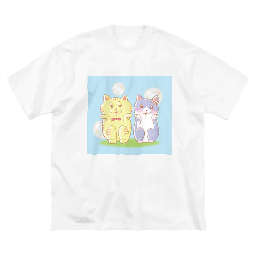 待ってるねこ Big T-Shirt