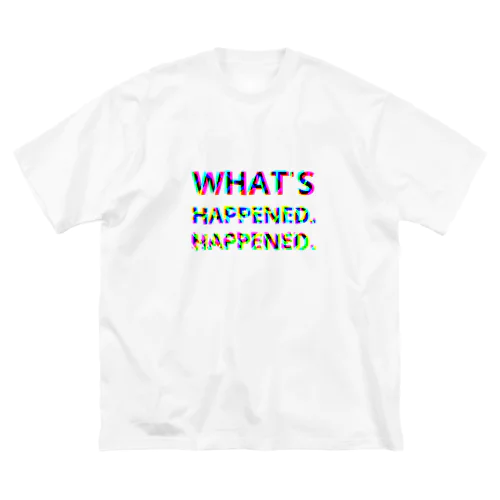 WHAT'S HAPPENED HAPPENED ビッグシルエットTシャツ