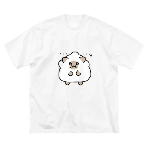 しゃむまろくん( 豆大福 ) ビッグシルエットTシャツ