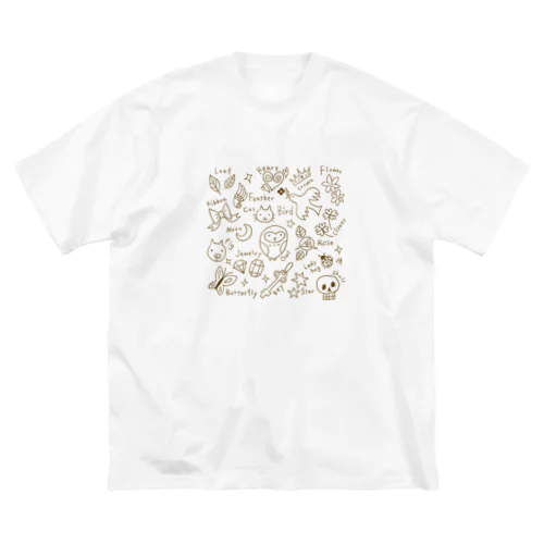 ラッキーチャームをつめこんで Big T-Shirt