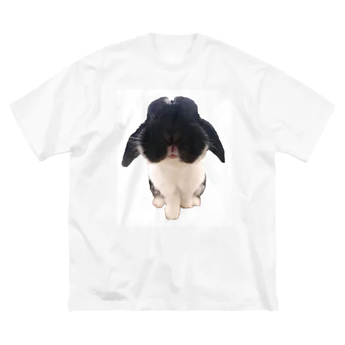 白黒うさぎのマグ Big T-Shirt