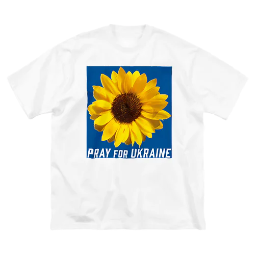 PRAY FOR UKRAINE ビッグシルエットTシャツ