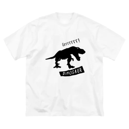 ティラノサウルス ガォー！な恐竜Tシャツ ビッグシルエットTシャツ