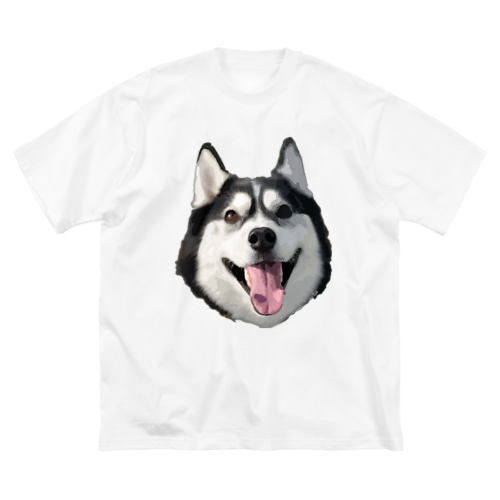 シベリアンハスキー Big T-Shirt