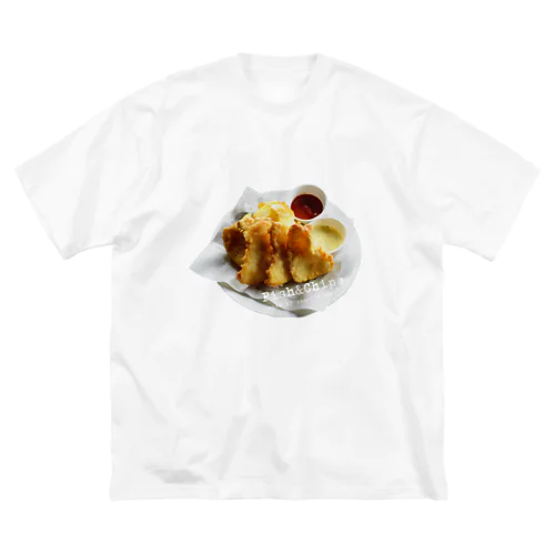 Fish and chips (フィッシュアンドチップス) ビッグシルエットTシャツ