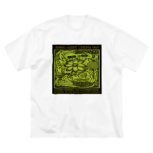 アンモナイトシネマ【yellow-green】 ビッグシルエットTシャツ