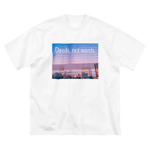 東京の夕暮れ ビッグシルエットTシャツ