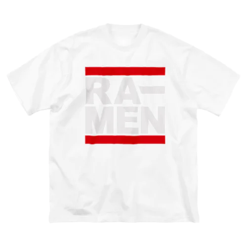 RA-MEN ラーメン　白文字 ビッグシルエットTシャツ
