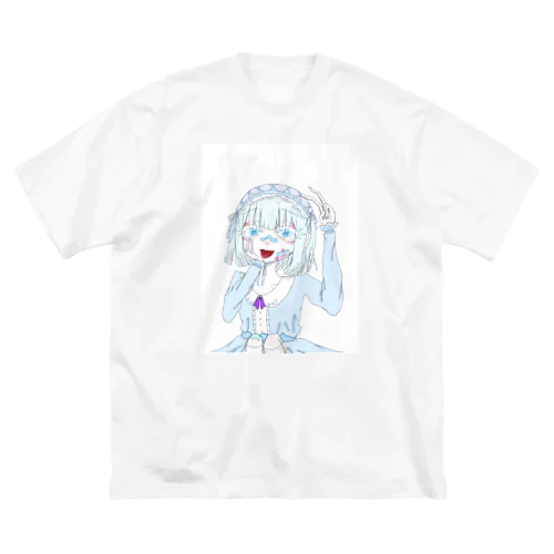 青ロリちゃん ビッグシルエットTシャツ