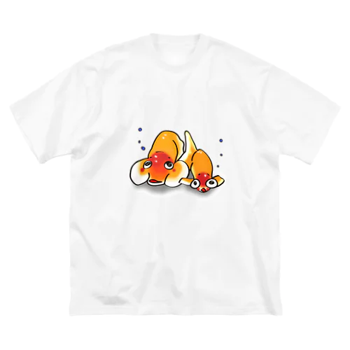 「まめまめ水族館」まめとてんちゃん ビッグシルエットTシャツ