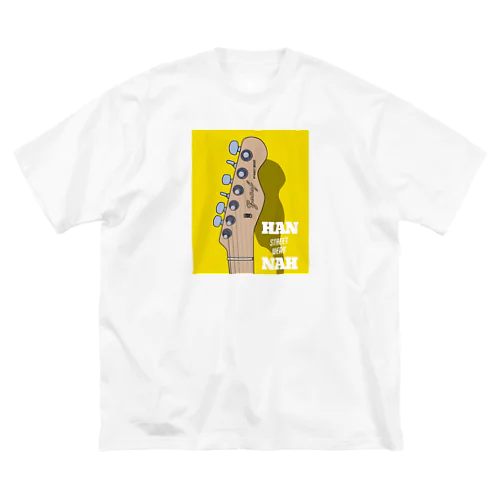 HANNAH  street wear "Guitar Head“ ビッグシルエットTシャツ