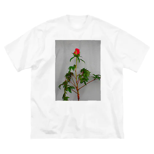 Flower01 peony ビッグシルエットTシャツ