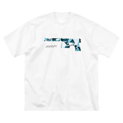 青いSOCOM ビッグシルエットTシャツ