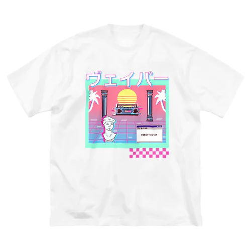 Vaporwave ビッグシルエットTシャツ