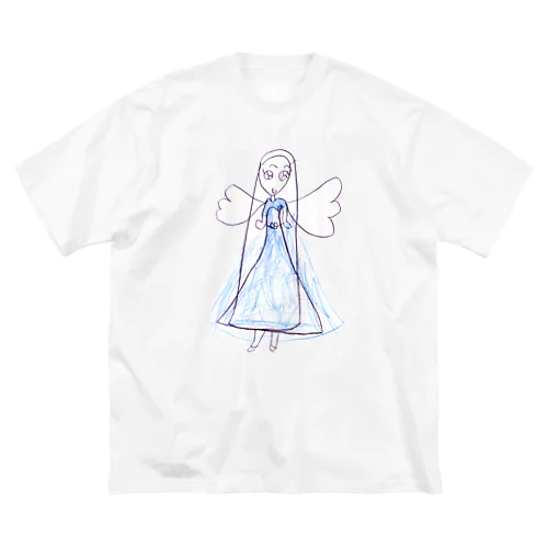 ドレスを着た天使 ビッグシルエットTシャツ