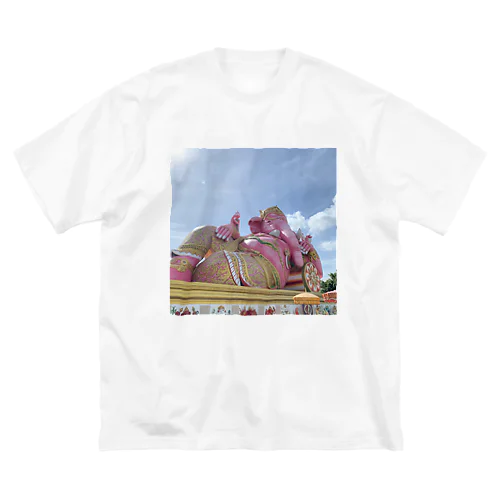 Pink ガネーシャ ビッグシルエットTシャツ