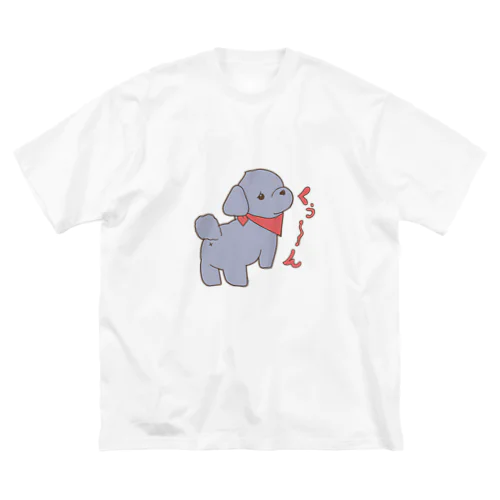 見返りわんこ ビッグシルエットTシャツ