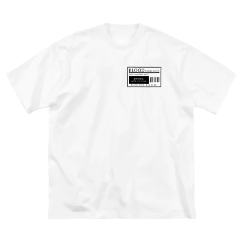 What blood type？ ビッグシルエットTシャツ