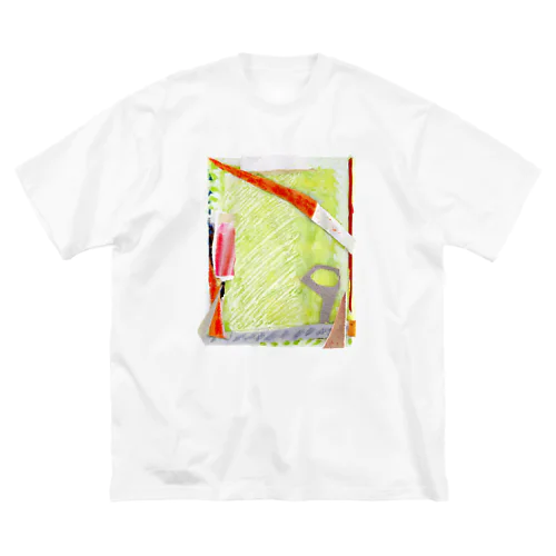 「ゆれる草花」(Miyuki Inagaki） ビッグシルエットTシャツ